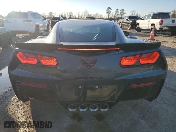 2019 Chevrolet Corvette Grand Sport 2LT with VIN 1G1YX2D70K5115777, listed as a Copart auction lot 87289684 with 7,145 mi miles and Non Repairable. Bid and sale history available at carsss.com. Image 6.