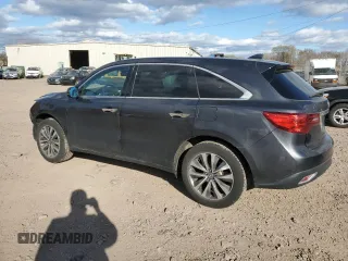 2016 Acura MDX w/Tech with VIN 5FRYD4H40GB024685, listed as a Copart auction lot 53090305 with 104,105 mi miles and Salvage Title. Bid and sale history available at carsss.com. Image 2.
