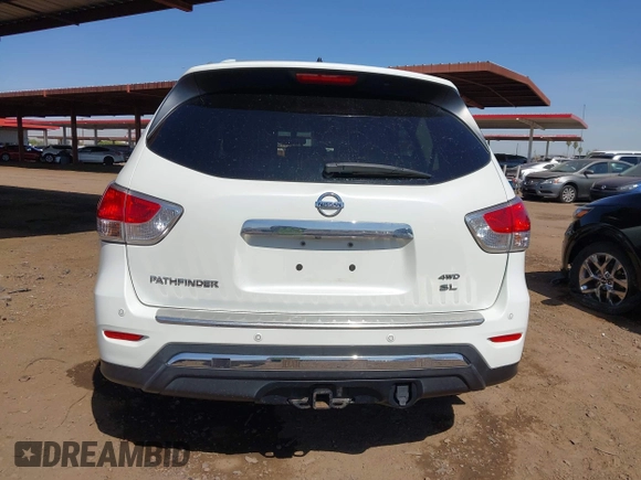 2015 Nissan Pathfinder Platinum with VIN 5N1AR2MM9FC618018, listed as a IAAI auction lot 41969749 with 182,955 mi miles and . Bid and sale history available at DreamBid. Image 16.