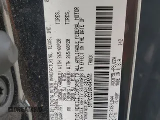 2024 Toyota Tundra 1794 Edition with VIN 5TFMC5DB1RX045003, listed as a Copart auction lot 46123005 with 16,881 mi miles and Salvage title. Bid and sale history available at DreamBid. Image 12.