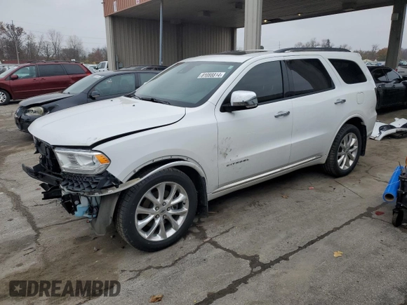 2019 Dodge Durango Citadel with VIN 1C4RDJEG4KC690716, listed as a Copart auction lot 81088814 with 101,417 mi miles and Salvage Title. Bid and sale history available at DreamBid. Image 1.