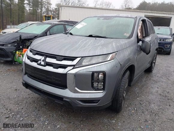 2021 Mitsubishi Outlander Sport ES with VIN JA4ARUAU1MU010693, listed as a IAAI auction lot 41572720 with 71,444 mi miles. Bid and sale history available at carsss.com. Image 2.