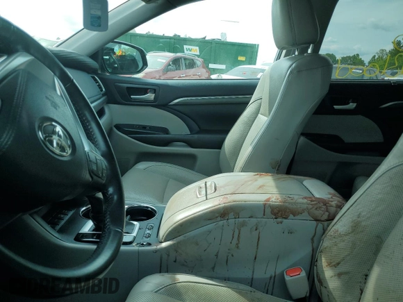 2017 Toyota Highlander Limited with VIN 5TDDZRFH0HS444271, listed as a Copart auction lot 60922755 with Not provided miles and Salvage title. Bid and sale history available at DreamBid. Image 7.