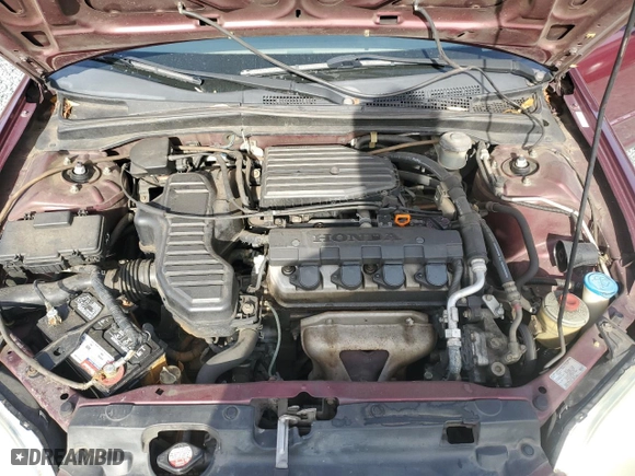 2002 Honda Civic LX with VIN 1HGES16632L034065, listed as a Copart auction lot 84804924 with 130,102 mi miles and Salvage Title. Bid and sale history available at carsss.com. Image 11.