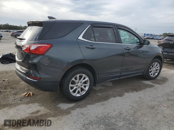 2018 Chevrolet Equinox LT with VIN 3GNAXJEV3JS552622, listed as a Copart auction lot 47619245 with 80,294 mi miles and Salvage title. Bid and sale history available at DreamBid. Image 3.