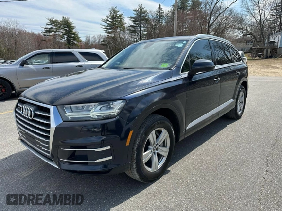2018 Audi Q7 Premium Plus with VIN WA1LHAF77JD004065, listed as a Copart auction lot 52912895 with 70,583 mi miles and Clean Title. Bid and sale history available at carsss.com. Image 1.