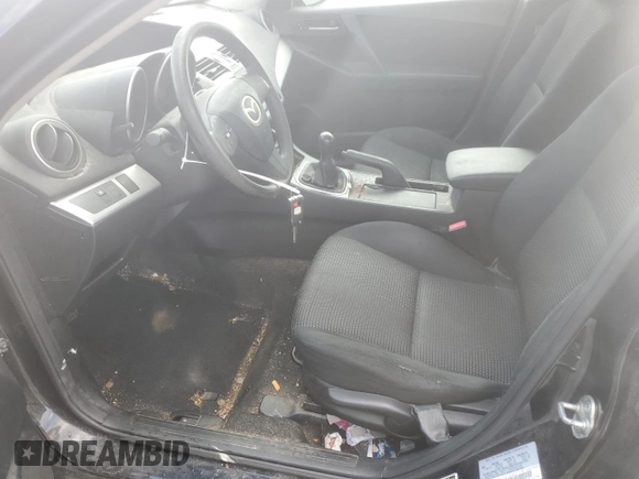 2012 Mazda 3 i Sport with VIN JM1BL1UF9C1529627, listed as a Copart auction lot 56477075 with 164,994 mi miles and Clean Title. Bid and sale history available at DreamBid. Image 7.
