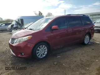 2013 Toyota Sienna XLE with VIN 5TDDK3DC4DS064952, listed as a Copart auction lot 56797335 with Not provided miles and Salvage title. Bid and sale history available at DreamBid. Image 1.