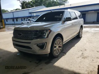 2019 Ford Expedition Max Platinum with VIN 1FMJK1LT3KEA67672, listed as a Copart auction lot 58513655 with 149,608 mi miles and Salvage title. Bid and sale history available at DreamBid. Image 1.