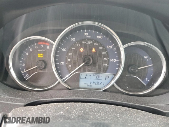 2016 Toyota Corolla L with VIN 2T1BURHE2GC714486, listed as a Copart auction lot 55892195 with 144,931 mi miles and Clean Title. Bid and sale history available at DreamBid. Image 9.