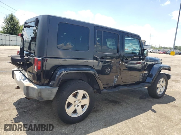 2008 Jeep Wrangler Unlimited Sahara with VIN 1J4GA59178L501668, listed as a Copart auction lot 63586375 with 213,562 mi miles and Clean title. Bid and sale history available at DreamBid. Image 3.