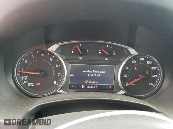 2022 GMC Terrain SLT with VIN 3GKALVEV8NL142480, listed as a Copart auction lot 67126334 with 61,338 mi miles and Salvage Title. Bid and sale history available at carsss.com. Image 9.