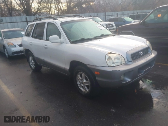 2003 Hyundai Santa Fe GLS with VIN KM8SC73D53U346562, listed as a IAAI auction lot 41706515 with 192,883 mi miles. Bid and sale history available at carsss.com. Image 1.