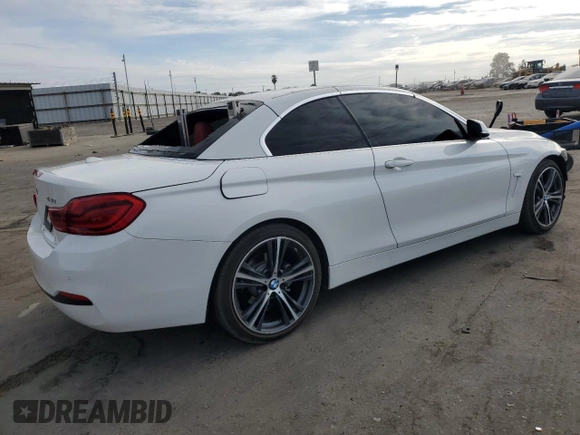 2019 BMW 4 Series 430i z VIN WBA4Z1C51KEE51237, wystawiony jako Copart lot #78446444 z przebiegiem 34 648 mil mil oraz Szkoda całkowita • Salvage title. Historia ofert i sprzedaży dostępna na DreamBid. Obrazek 3.