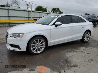2015 Audi A3 Premium Plus with VIN WAUCCGFF9F1073232, listed as a Copart auction lot 61430855 with 102,277 mi miles and Salvage title. Bid and sale history available at DreamBid. Image 1.
