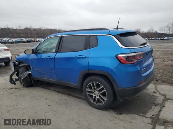 2018 Jeep Compass Latitude with VIN 3C4NJDBB9JT342849, listed as a Copart auction lot 52559935 with 81,241 mi miles and Salvage Title. Bid and sale history available at DreamBid. Image 2.