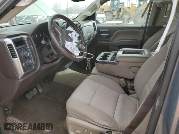 2017 Chevrolet Silverado 1500 LT with VIN 3GCUKREHXHG286476, listed as a Copart auction lot 49217215 with 109,422 mi miles and Salvage Title. Bid and sale history available at DreamBid. Image 7.