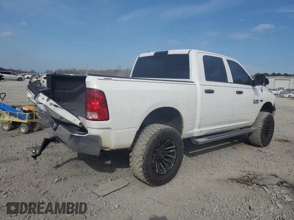 2018 Ram 1500 Express with VIN 1C6RR7KT4JS138957, listed as a Copart auction lot 47452195 with 102,734 mi miles and Salvage title. Bid and sale history available at DreamBid. Image 3.