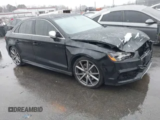 2015 Audi S3 2.0T Prestige with VIN WAUFFGFF4F1137472, listed as a IAAI auction lot 41559137 with 95,945 mi miles. Bid and sale history available at carsss.com. Image 1.