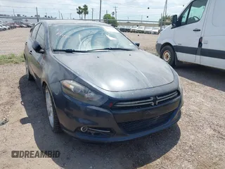 2014 Dodge Dart GT with VIN 1C3CDFEB9ED865875, listed as a IAAI auction lot 42037517 with 177,700 mi miles. Bid and sale history available at carsss.com. Image 1.