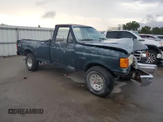 1991 Ford F-150 with VIN 1FTEF14H6MKB03184, listed as a Copart auction lot 69576934 with 0 mi miles and Salvage Title. Bid and sale history available at carsss.com. Image 4.