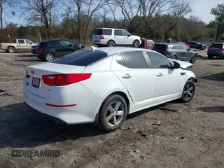 2015 Kia Optima LX with VIN 5XXGM4A75FG386704, listed as a IAAI auction lot 41344996 with 266,993 mi miles and . Bid and sale history available at DreamBid. Image 4.
