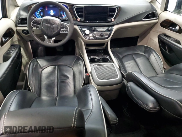2023 Chrysler Pacifica Hybrid Limited with VIN 2C4RC1S75PR626237, listed as a Copart auction lot 60257305 with 61,864 mi miles and Salvage title. Bid and sale history available at DreamBid. Image 8.
