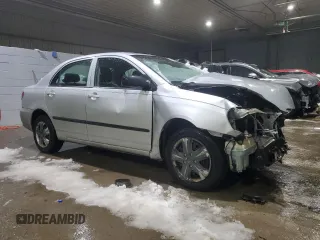 2008 Toyota Corolla CE with VIN 2T1BR32E78C880303, listed as a Copart auction lot 46830565 with 299,999 mi miles and Salvage Title. Bid and sale history available at DreamBid. Image 4.