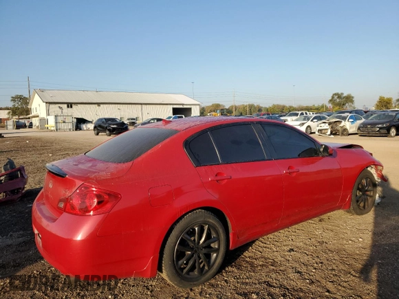 2007 Infiniti G35 G35x with VIN JNKBV61FX7M806638, listed as a Copart auction lot 74701224 with 151,697 mi miles and Salvage Title. Bid and sale history available at DreamBid. Image 3.