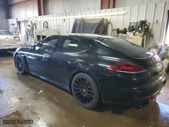 2016 Porsche Panamera GTS with VIN WP0AF2A78GL081459, listed as a Copart auction lot 50166995 with 60,082 mi miles and Salvage Title. Bid and sale history available at carsss.com. Image 2.
