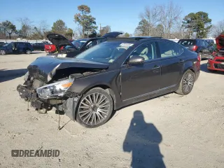 2015 Kia Cadenza Premium with VIN KNALN4D75F5168707, listed as a Copart auction lot 47615395 with 137,754 mi miles and Clean Title. Bid and sale history available at DreamBid. Image 1.