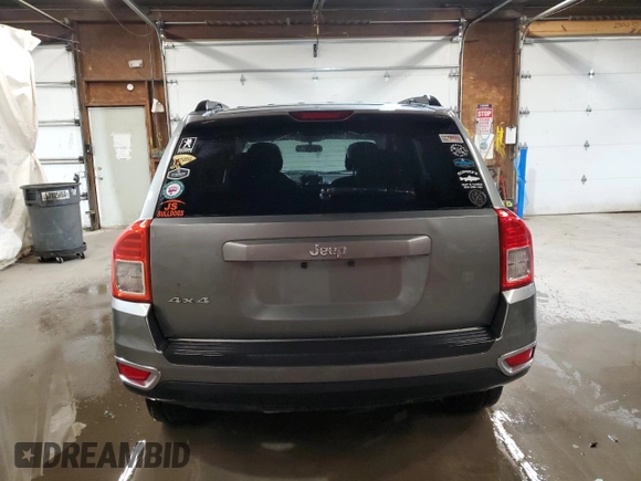 2011 Jeep Compass Latitude with VIN 1J4NF1FB9BD207804, listed as a Copart auction lot 53049285 with 168,163 mi miles and Salvage Title. Bid and sale history available at carsss.com. Image 6.