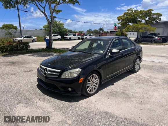 2008 Mercedes-Benz C 300 Sport with VIN WDDGF81X48F118820, listed as a Copart auction lot 64808465 with 169,933 mi miles and Salvage title. Bid and sale history available at DreamBid. Image 2.