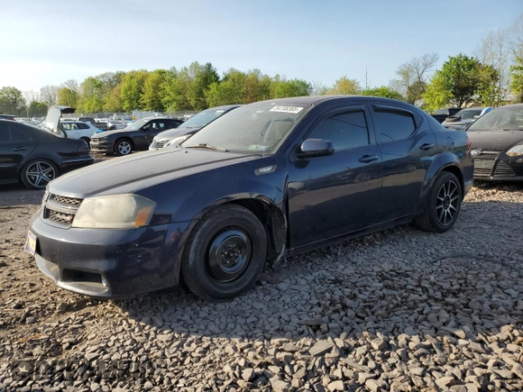 2013 Dodge Avenger SXT with VIN 1C3CDZCG7DN616354, listed as a Copart auction lot 54708385 with 183,876 mi miles and Salvage Title. Bid and sale history available at carsss.com. Image 1.