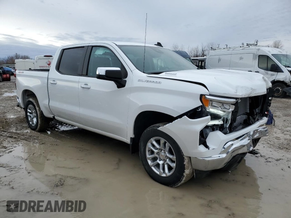 2024 Chevrolet Silverado 1500 LT with VIN 1GCPDKEK0RZ351170, listed as a Copart auction lot 48694575 with 2,586 mi miles and Salvage Title. Bid and sale history available at carsss.com. Image 4.