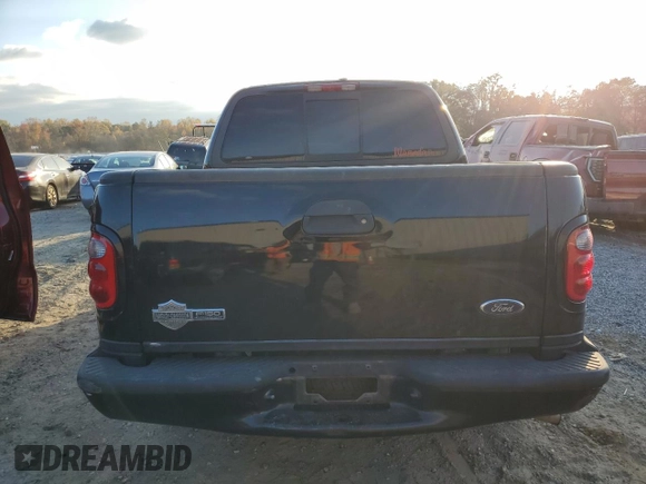 2002 Ford F-150 Harley Davidson with VIN 1FTRW07342KC24210, listed as a Copart auction lot 78489224 with 203,508 mi miles and Salvage Title. Bid and sale history available at carsss.com. Image 6.