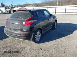 2014 Nissan Juke S with VIN JN8AF5MV4ET362011, listed as a IAAI auction lot 41452540 with 75,384 mi miles. Bid and sale history available at carsss.com. Image 4.