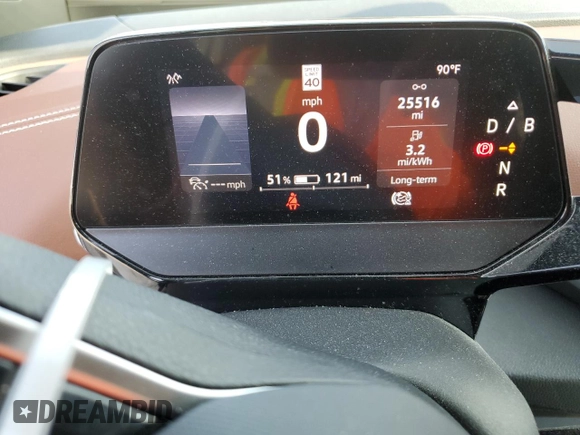 2021 Volkswagen ID.4 Pro S z VIN WVGUNPE28MP063782, wystawiony jako Copart lot #59502475 z przebiegiem 25 516 mil mil oraz Szkoda całkowita • Salvage title. Historia ofert i sprzedaży dostępna na DreamBid. Obrazek 9.