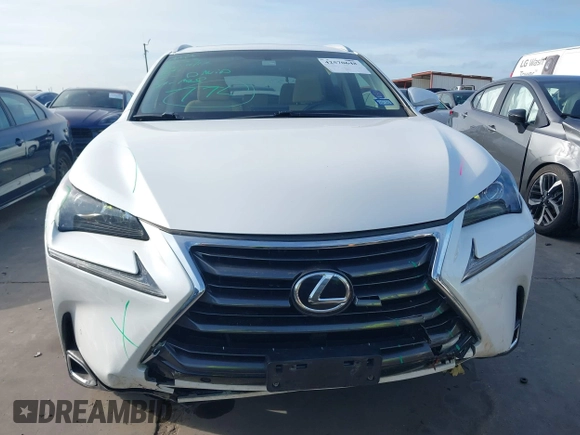 2015 Lexus NX 200t with VIN JTJBARBZ1F2024808, listed as a IAAI auction lot 42570648 with 92,521 mi miles and . Bid and sale history available at DreamBid. Image 12.