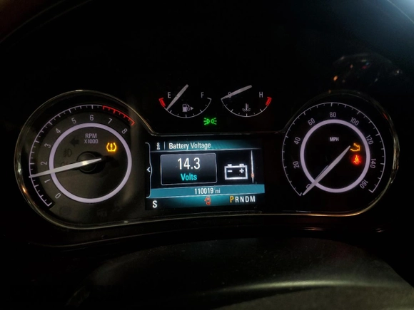 2016 Buick Regal with VIN 2G4GK5EX4G9153262, listed as a Copart auction lot 58265525 with 110,019 mi miles and Salvage title. Bid and sale history available at DreamBid. Image 9.