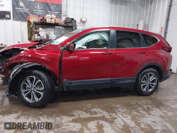 2022 Honda CR-V EX-L with VIN 2HKRW2H8XNH619209, listed as a IAAI auction lot 42042780 with 11,517 mi miles and . Bid and sale history available at DreamBid. Image 15.