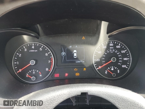 2018 Kia Optima EX with VIN 5XXGU4L39JG244603, listed as a Copart auction lot 60229675 with 123,677 mi miles and Salvage title. Bid and sale history available at DreamBid. Image 9.