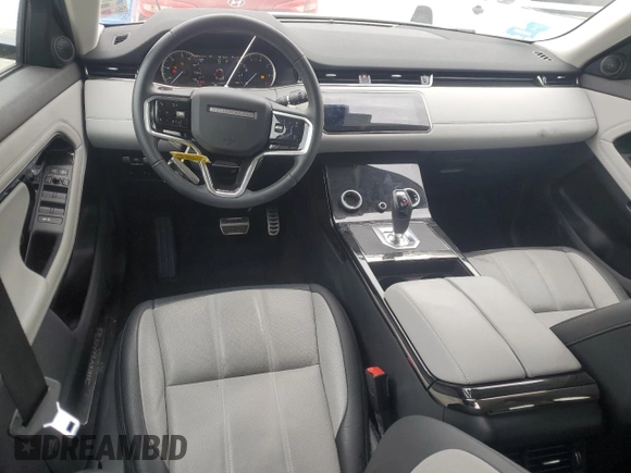 2023 Land Rover Range Rover Evoque Dynamic SE with VIN SALZL2FXXPH210107, listed as a Copart auction lot 45646785 with 10,980 mi miles and Salvage Title. Bid and sale history available at carsss.com. Image 8.