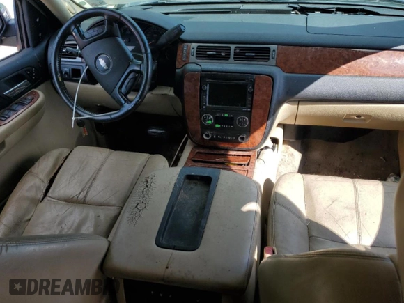 2008 Chevrolet Tahoe LTZ with VIN 1GNFC13J88R233554, listed as a Copart auction lot 60243335 with Not provided miles and Salvage title. Bid and sale history available at DreamBid. Image 8.