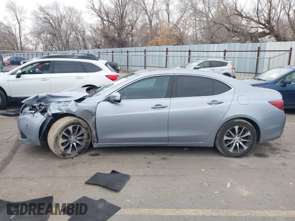 2015 Acura TLX with VIN 19UUB1F3XFA006489, listed as a IAAI auction lot 41352507 with 121,710 mi miles. Bid and sale history available at carsss.com. Image 14.