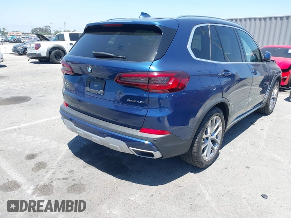 2020 BMW X5 sDrive40i with VIN 5UXCR4C03L9C82755, listed as a IAAI auction lot 42494503 with 50,706 mi miles and . Bid and sale history available at DreamBid. Image 4.