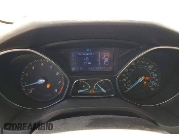 2012 Ford Focus SE with VIN 1FAHP3F25CL479095, listed as a Copart auction lot 62078925 with 140,516 mi miles and Clean title. Bid and sale history available at DreamBid. Image 9.