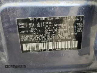 2015 Subaru Outback Premium with VIN 4S4BSBHC7F3337829, listed as a Copart auction lot 57609355 with 126,647 mi miles and Clean title. Bid and sale history available at DreamBid. Image 13.