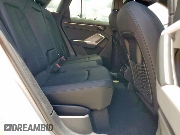 2023 Audi Q3 S line Premium with VIN WA1DECF32P1074282, listed as a Copart auction lot 58596045 with 52,392 mi miles and Salvage title. Bid and sale history available at DreamBid. Image 11.
