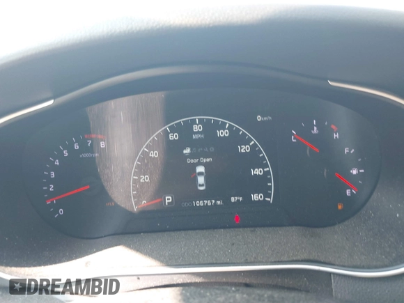 2014 Kia Cadenza Premium with VIN KNALN4D75E5146138, listed as a IAAI auction lot 39708948 with 106,767 mi miles. Bid and sale history available at carsss.com. Image 7.